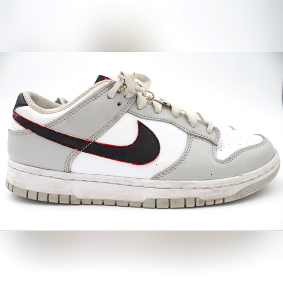 Nike Dunk Low Retro SE Lottery Grey Fog/Blk-Wht, Size 7 (Pre-owned) - Picture 12 of 13